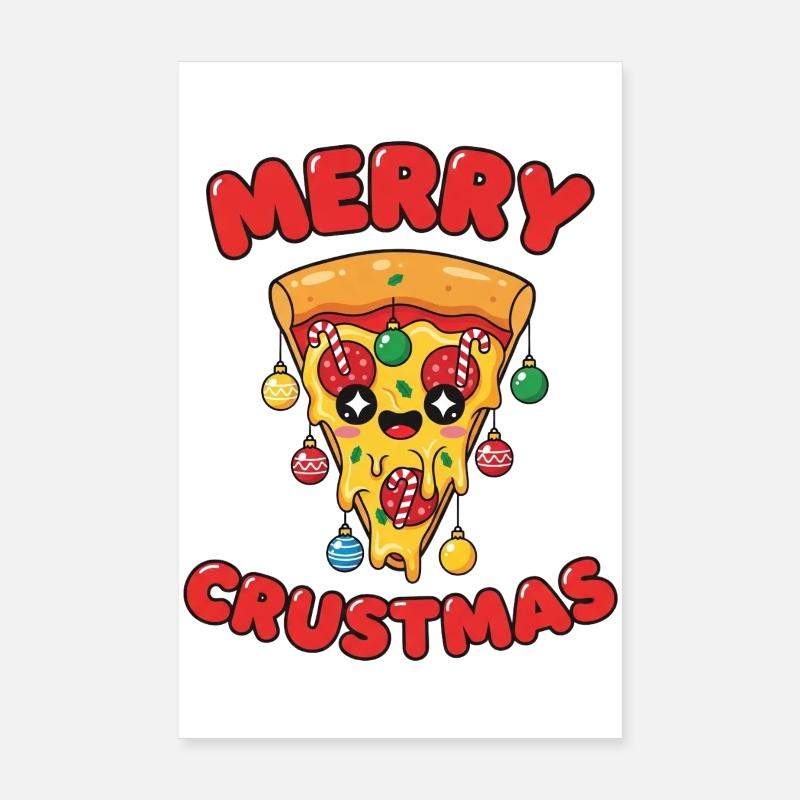 Joyeux Crustmas Poster 20 x 30 cm