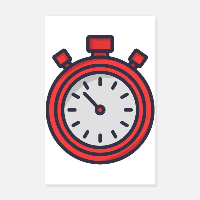 Chronomètre Poster 20 x 30 cm