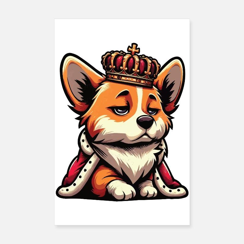 Corgi Corgis Welsh Corgi Propriétaires de Corgi Corgis Poster 20 x 30 cm