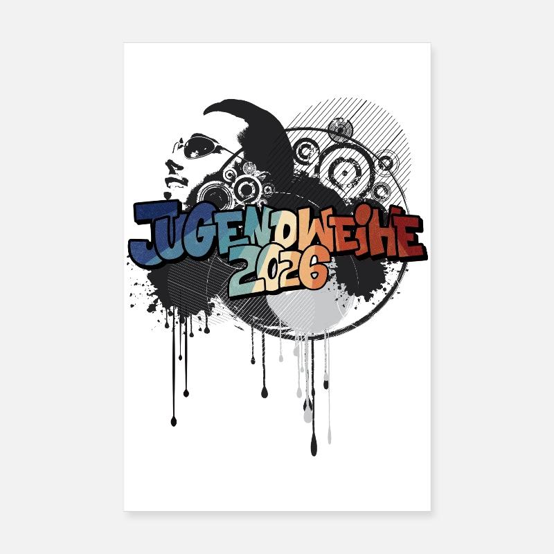 Jugendweihe Graffiti 2026 Poster 20x30 cm