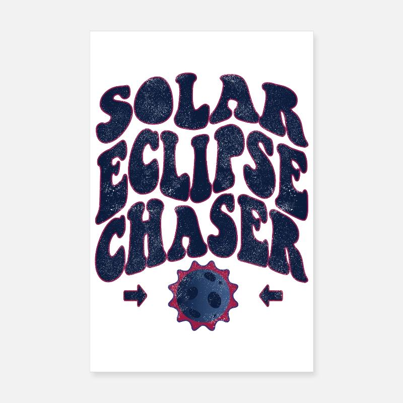 Chasseur d’éclipses solaires Poster 20 x 30 cm