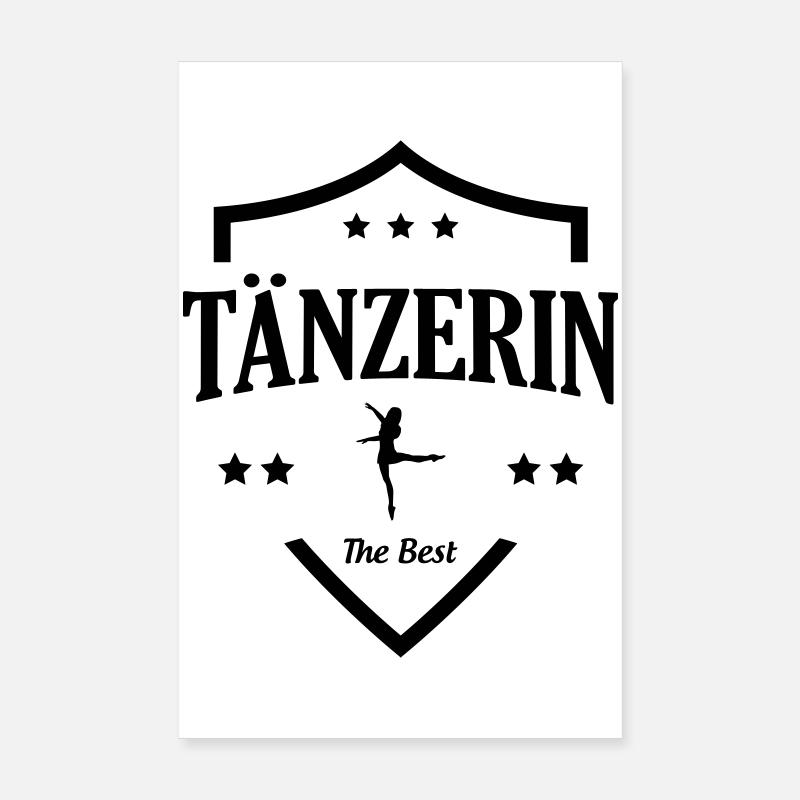 Meilleure danseuse Poster 20 x 30 cm