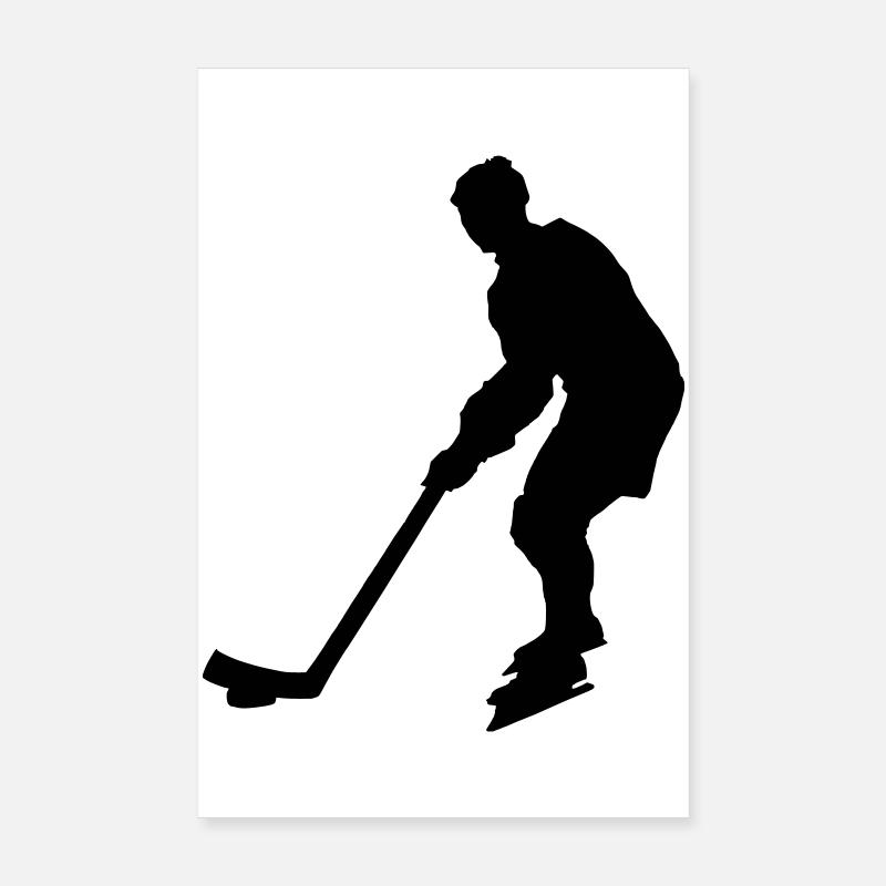 Eishockey Player Poster 20x30 cm