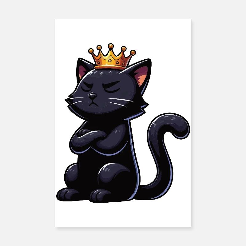 Drôle de chat chats chat amoureux chaton Poster 20 x 30 cm