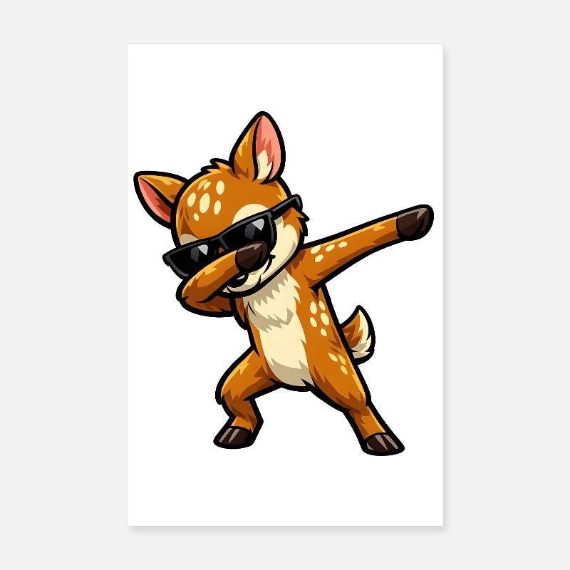 Dab du faon Poster 20 x 30 cm