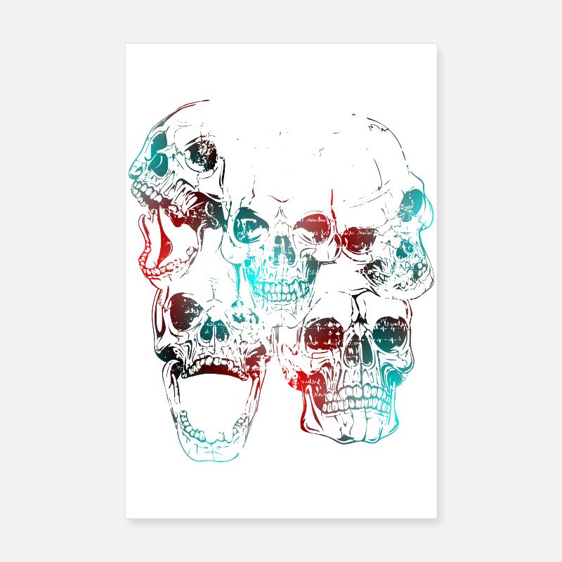 skull Poster 8" x 12" (20x30 cm)