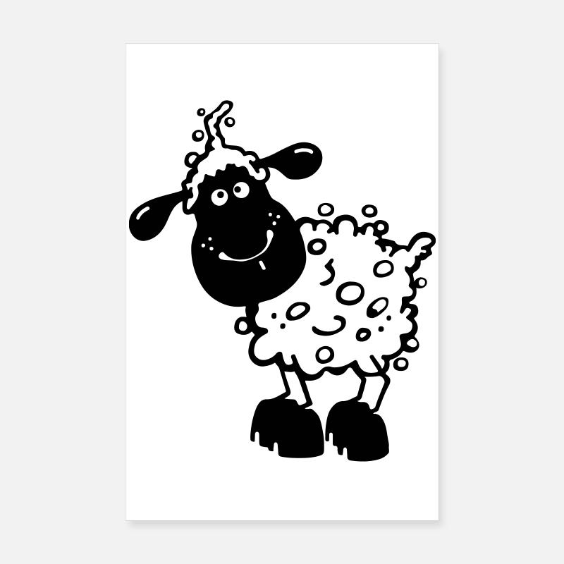 Petit mouton - Ferme Poster 20 x 30 cm