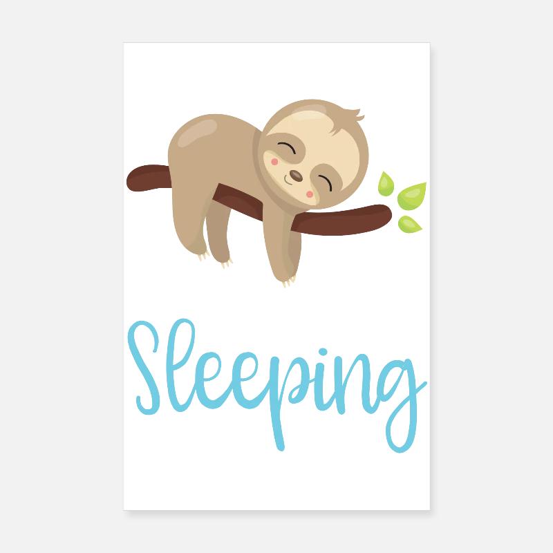 I’d Rather Be Sleeping Poster 8" x 12" (20x30 cm)