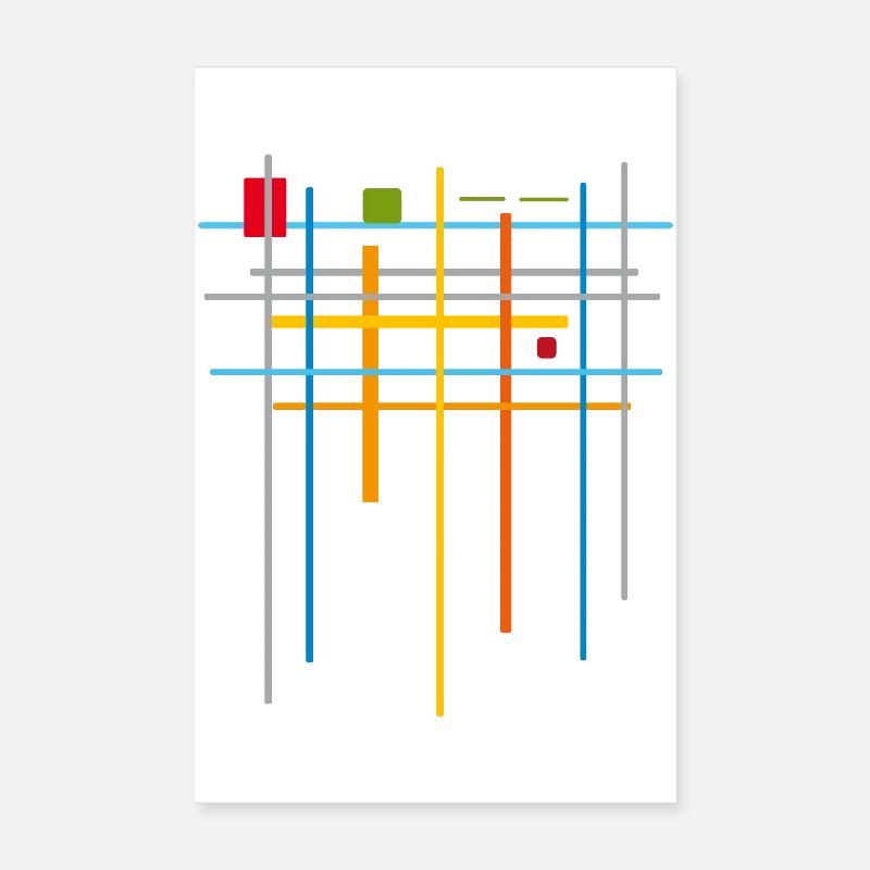 Architektur Minimal Muster 25 Poster 20x30 cm
