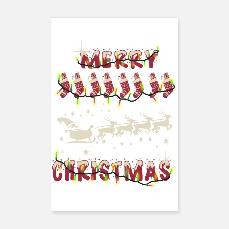 Père Noël Poster 20 x 30 cm