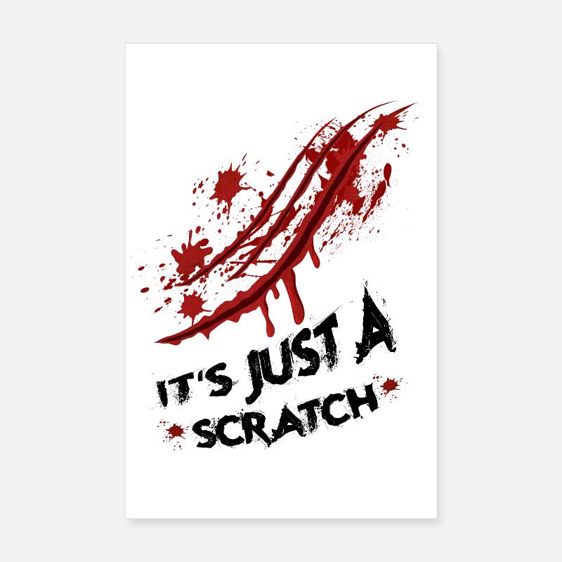 Juste une égratignure Poster 20 x 30 cm