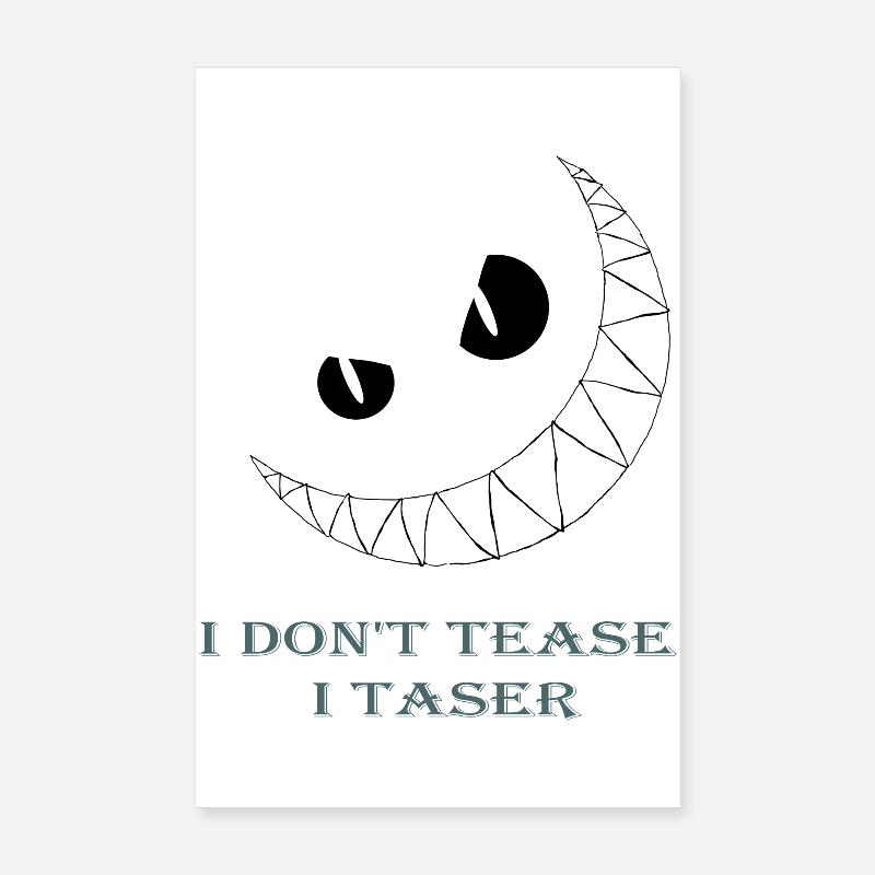 Be warned Poster 8" x 12" (20x30 cm)