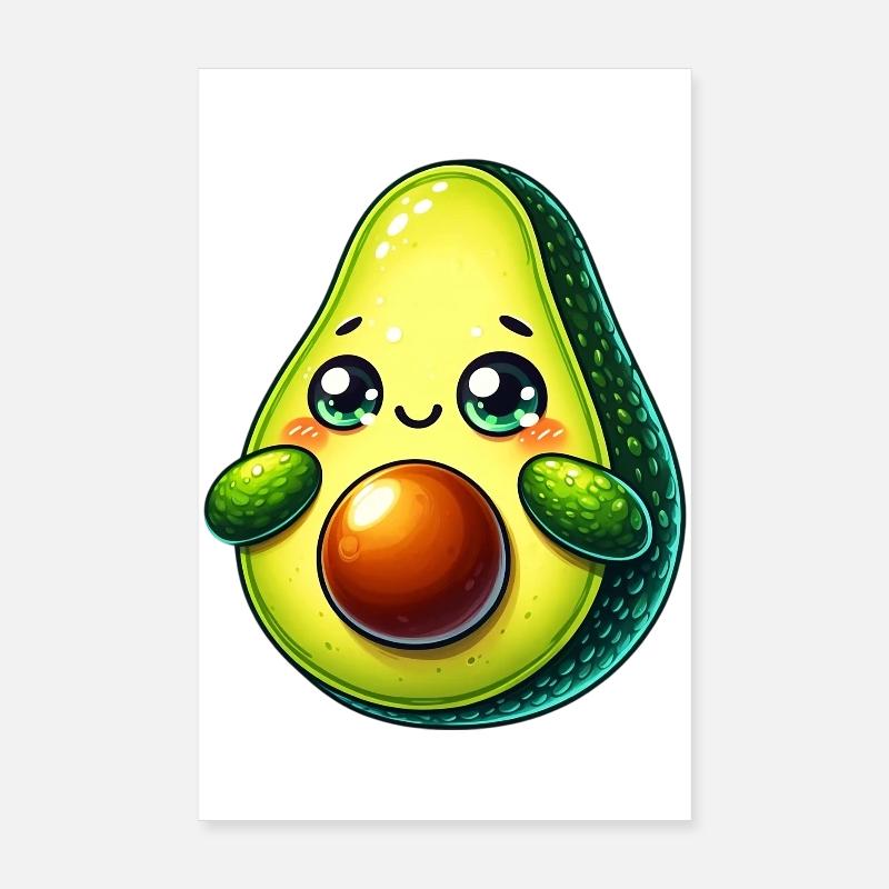 Avocado Poster 20x30 cm