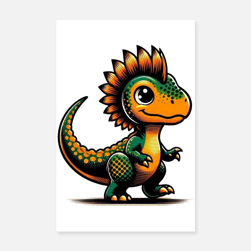 Dinosaurier Poster 20x30 cm