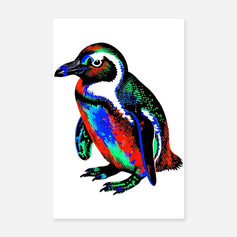 Pinguin Poster 20x30 cm