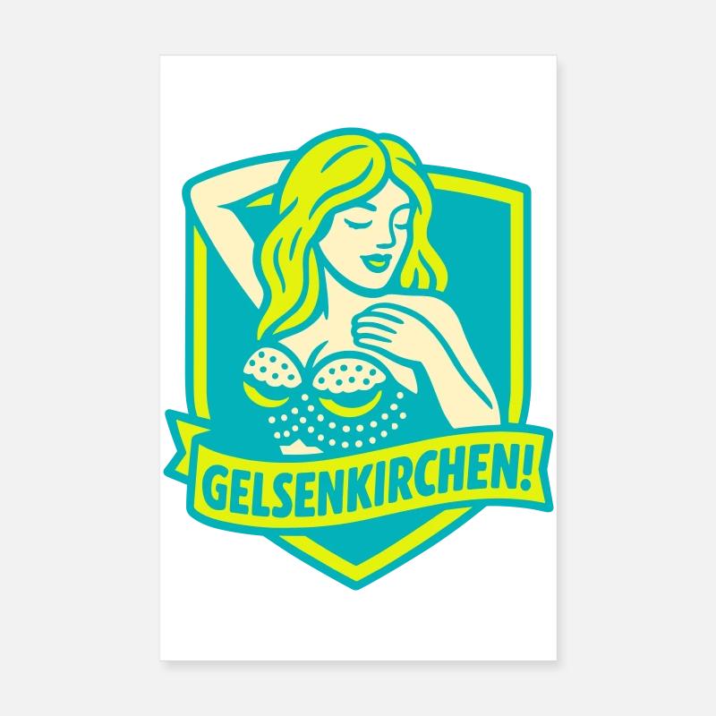 Gelsenkirchen Superstar Poster 20 x 30 cm