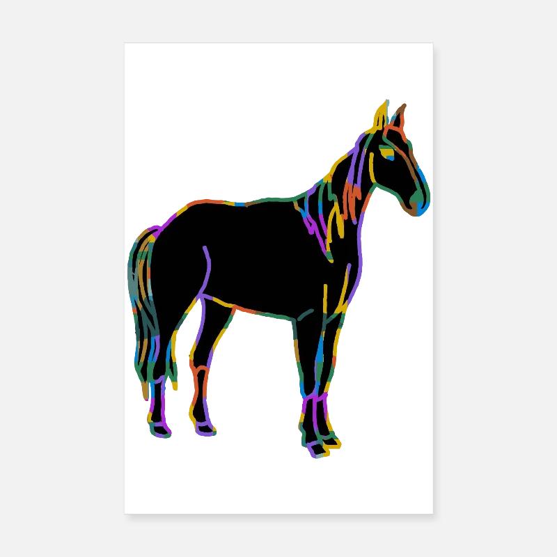 Cheval Poster 20 x 30 cm