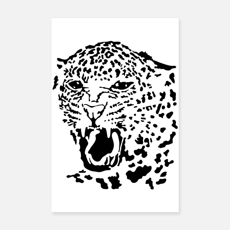 Leopard Poster 8" x 12" (20x30 cm)