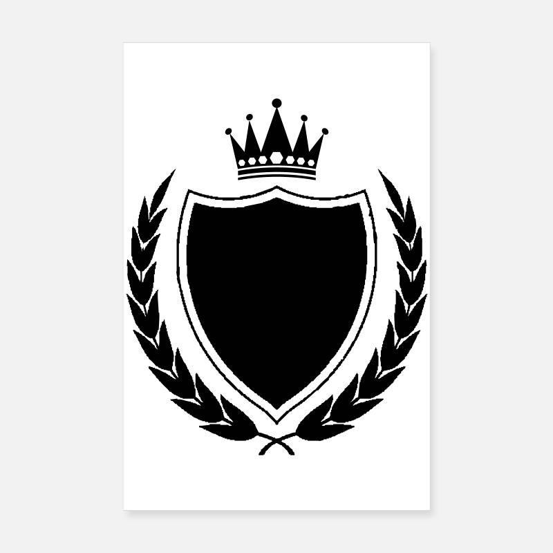 Armoiries de l’écusson Poster 20 x 30 cm