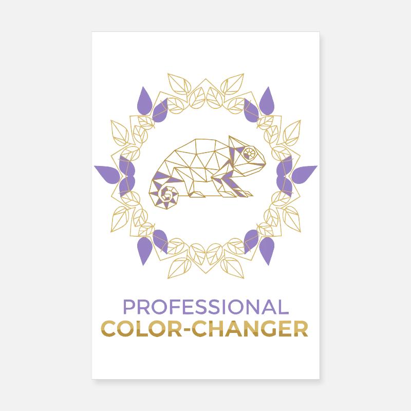 Color Changing Professional Poster 8" x 12" (20x30 cm)