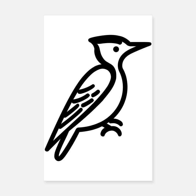 pivert Poster 20 x 30 cm