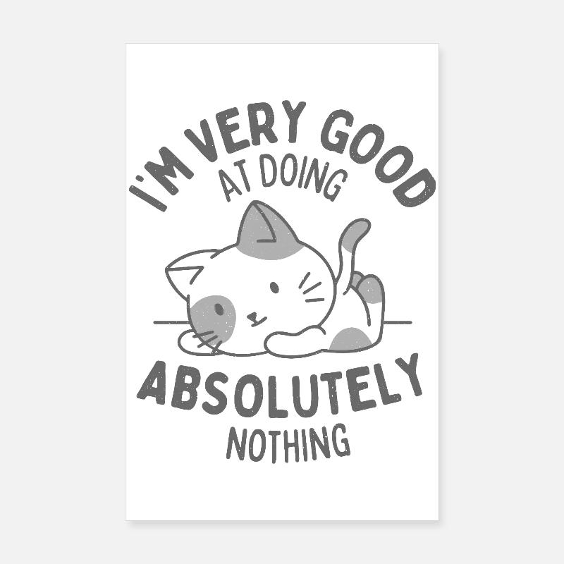 Ne faisant absolument rien Poster 20 x 30 cm