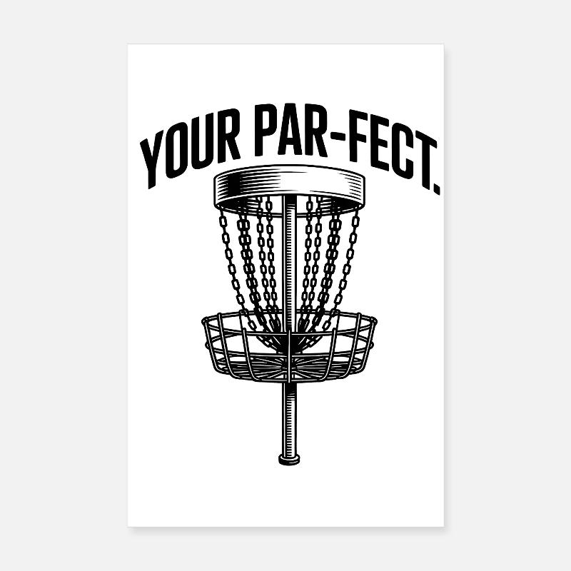 Du bist Perfekter – lustiges Disc-Golf-Meme Poster 20x30 cm