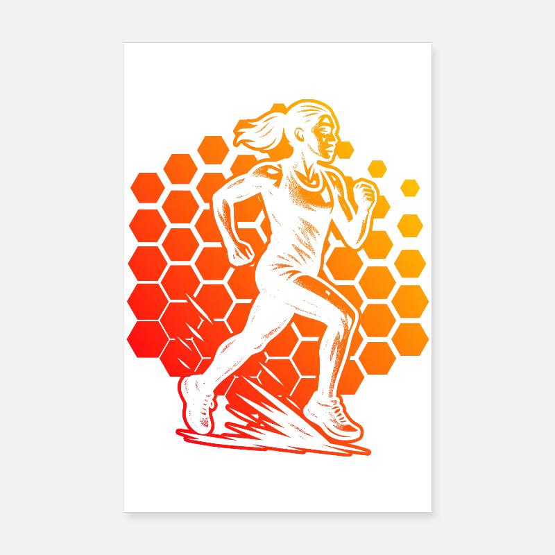 Motif emblématique de la course Poster 20 x 30 cm