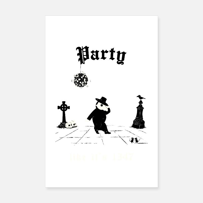 Comme si c’était 1347 Tee Poster 20 x 30 cm