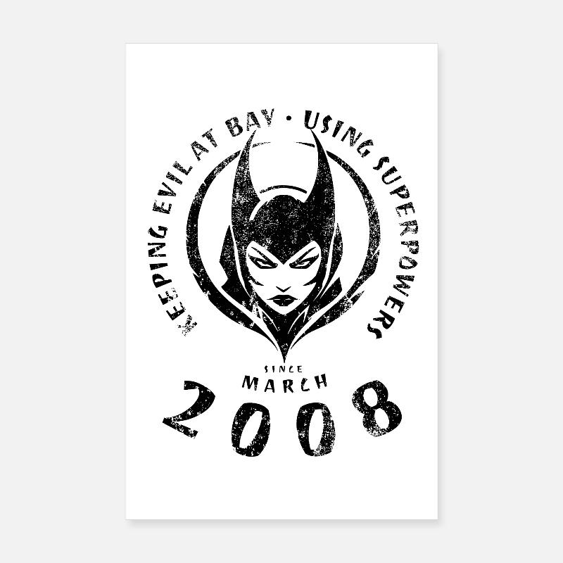 18. Geburtstag Using Superpowers Since 03/2008 Poster 20x30 cm