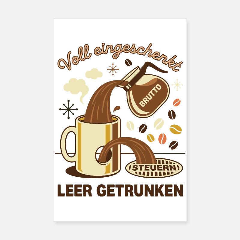 Fully poured net Poster 8" x 12" (20x30 cm)
