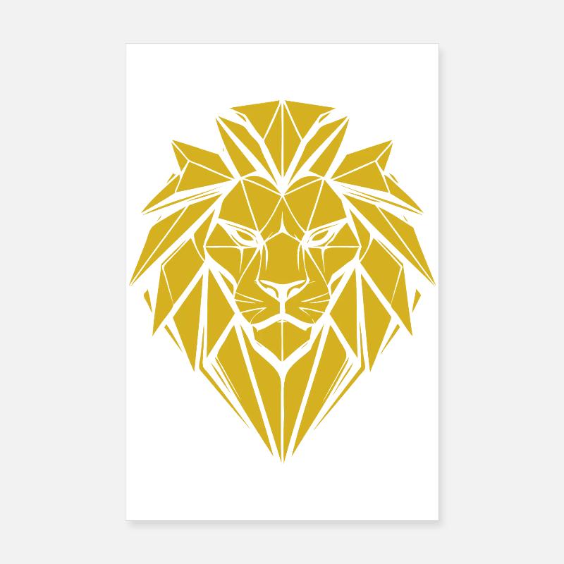 Lion Style – Strength & Pride Leo Poster 8" x 12" (20x30 cm)
