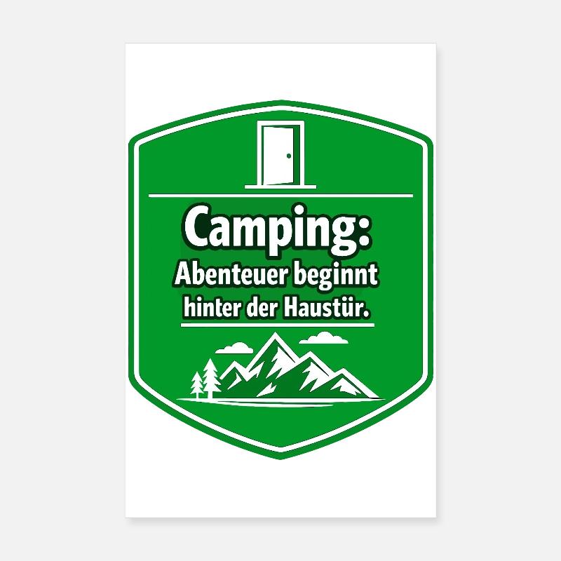 Camper Poster 20x30 cm