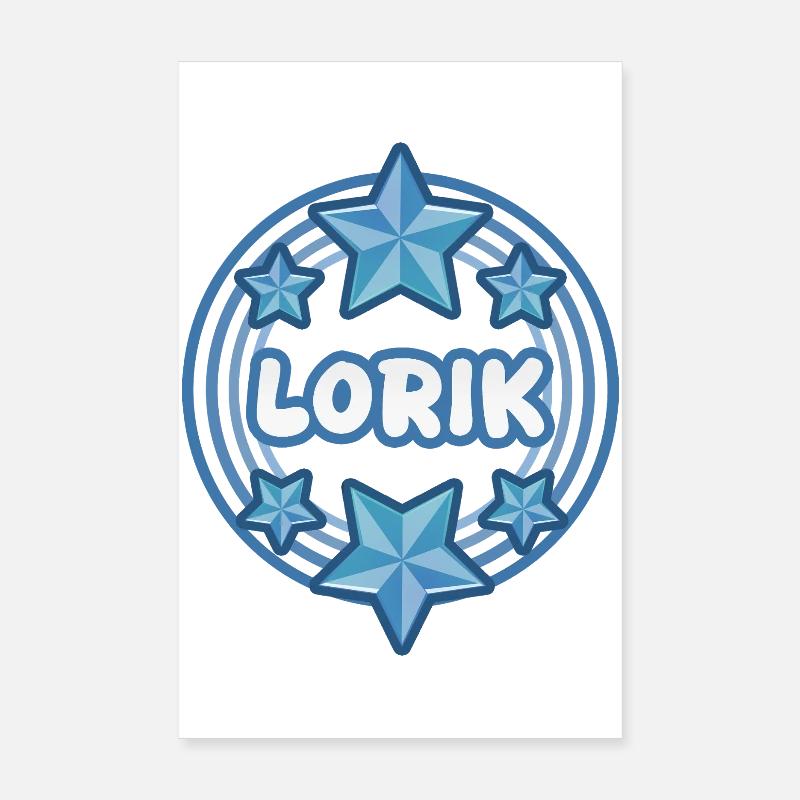 Prénom Lorik Poster 20 x 30 cm