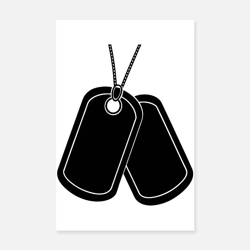 Hundemarke Poster 20x30 cm