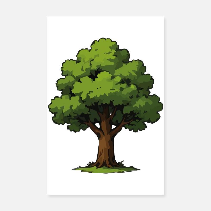 Baum Illustration Poster 20x30 cm