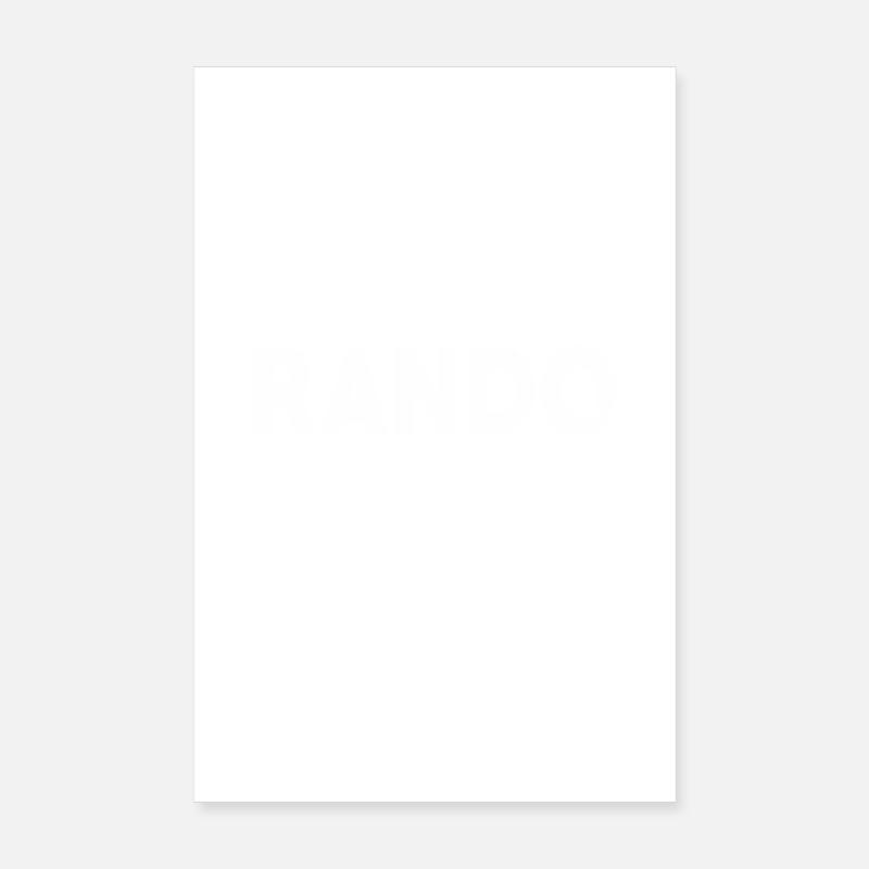 I CAN NOT I HIKE Poster 8" x 12" (20x30 cm)