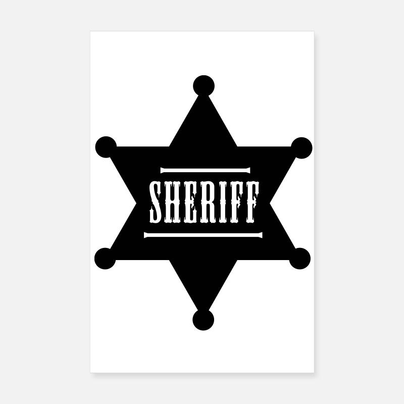 sheriff Chef Poster 20x30 cm