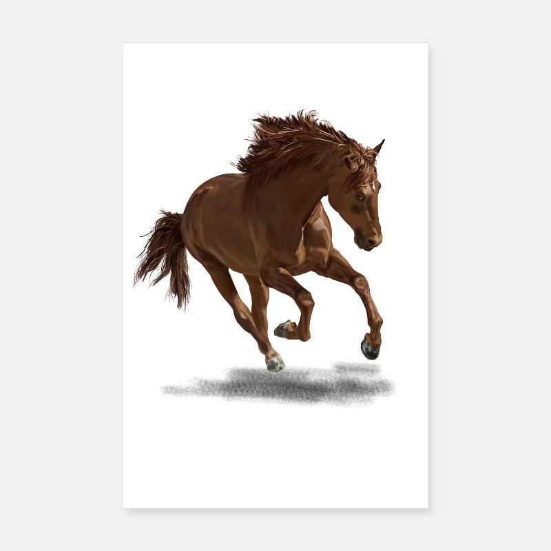 Cheval Poster 20 x 30 cm
