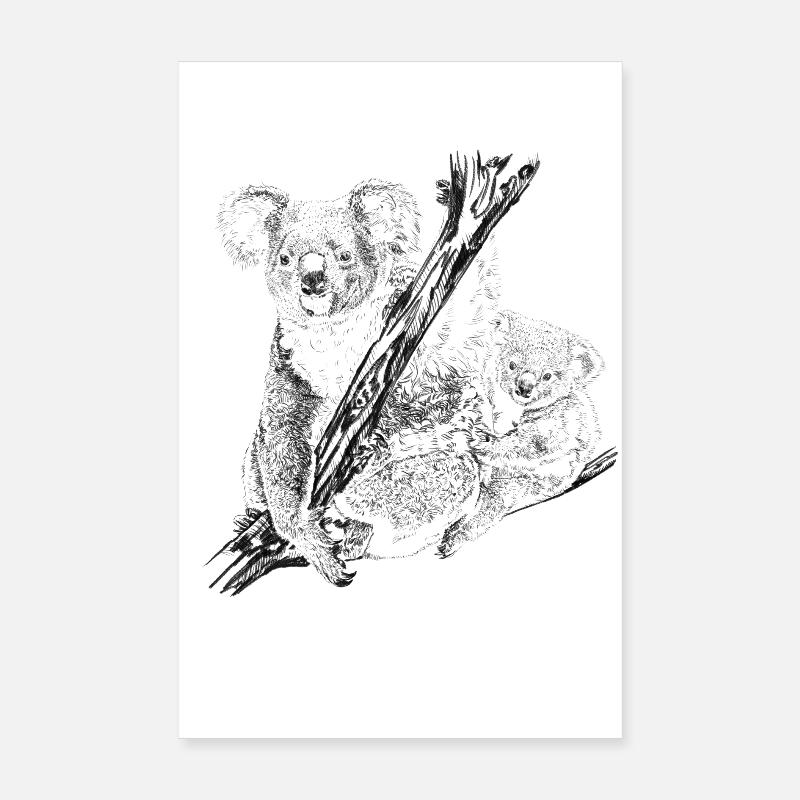 koala bear Poster 20 x 30 cm