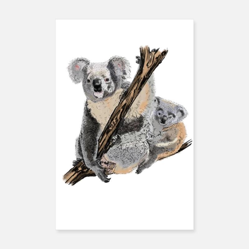 Koala Poster 20x30 cm