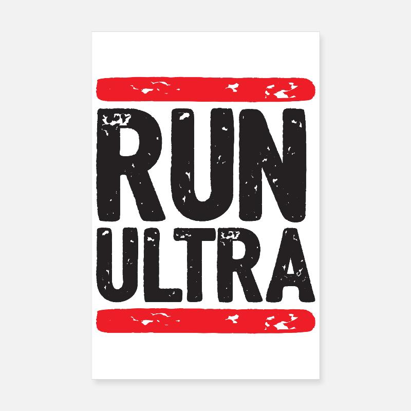 Run Ultra Poster 8" x 12" (20x30 cm)