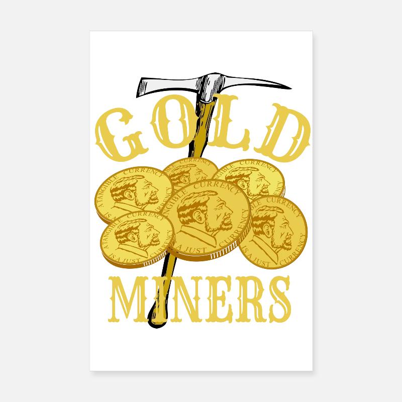 Gold digger Poster 8" x 12" (20x30 cm)