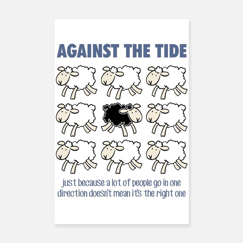 Against the Tide Poster 8" x 12" (20x30 cm)