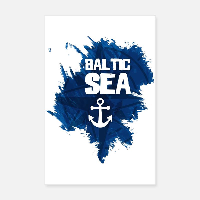 Baltic Sea Poster 8" x 12" (20x30 cm)