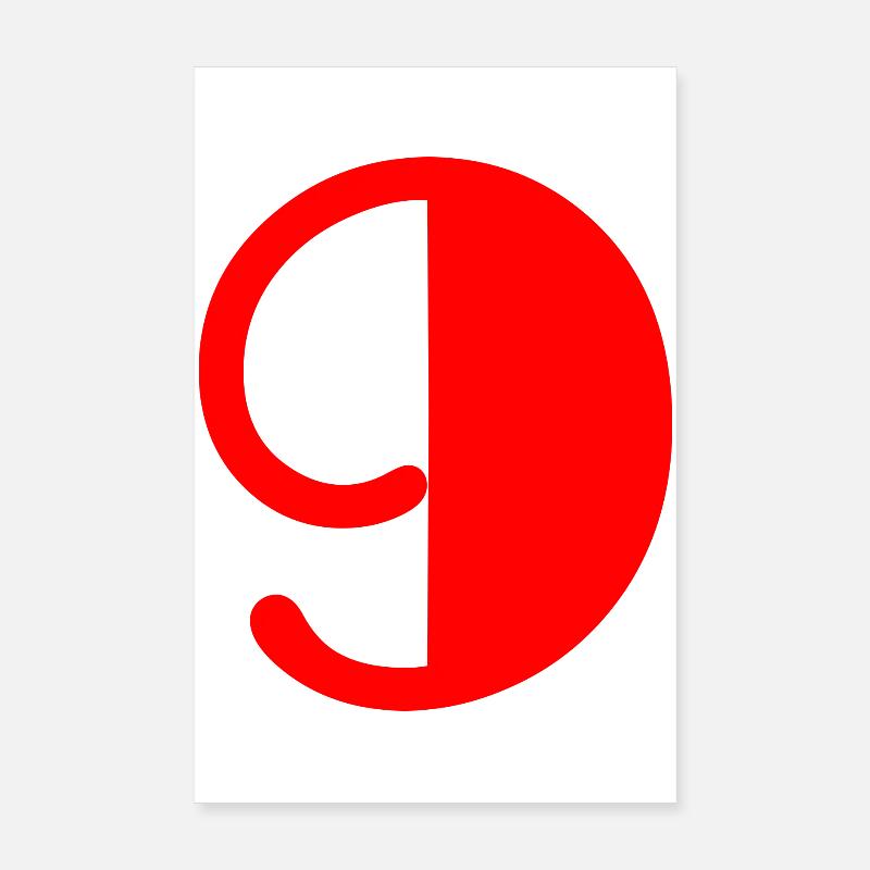 9. 9 ANS. 9e ANNIVERSAIRE. ANNIVERSAIRE 9 ANS Poster 20 x 30 cm
