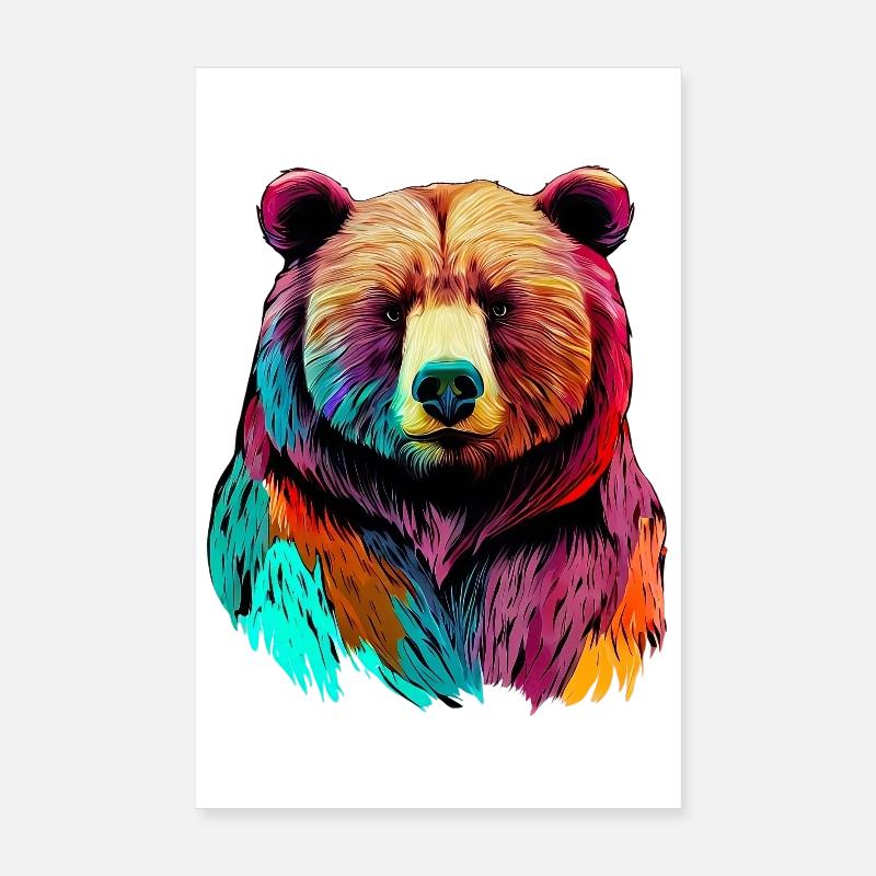 Bär Poster 20x30 cm