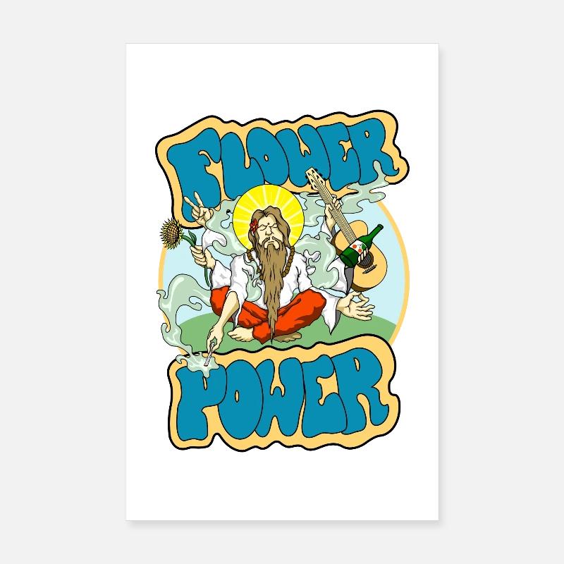 Flower Power Poster 20x30 cm
