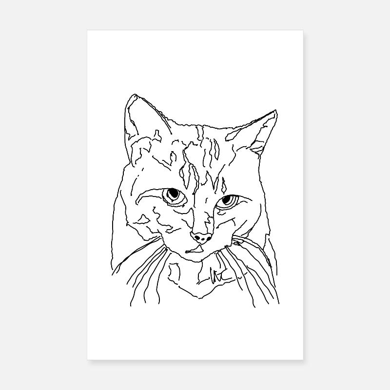 Katze Poster 20x30 cm