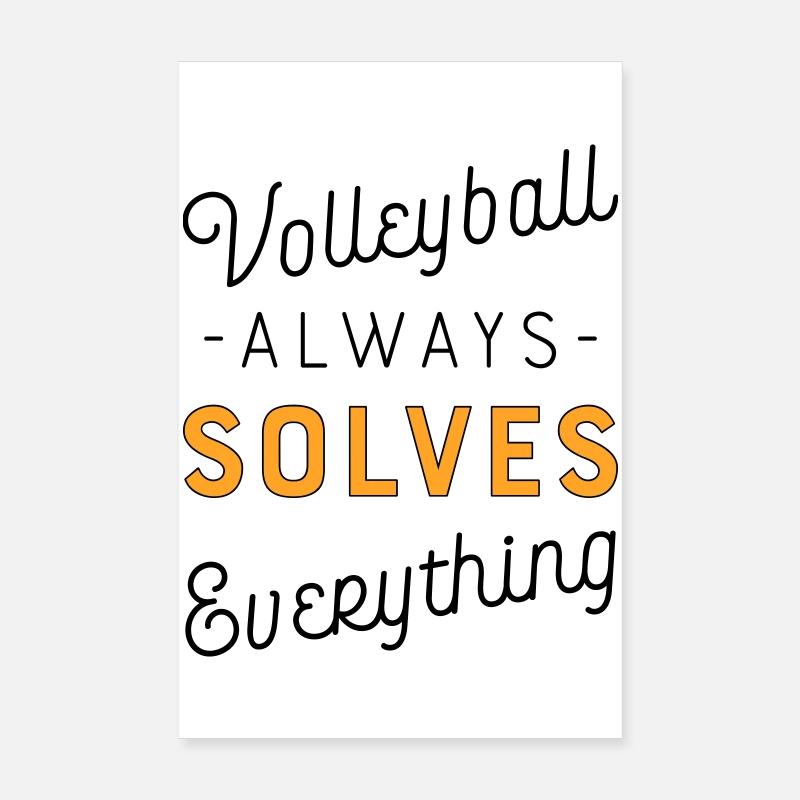 Volley-ball Poster 20 x 30 cm